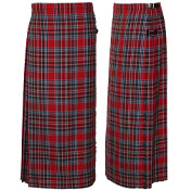 Skirt, Ladies, Full Length, Kilted Skirt, MacBean Tartan